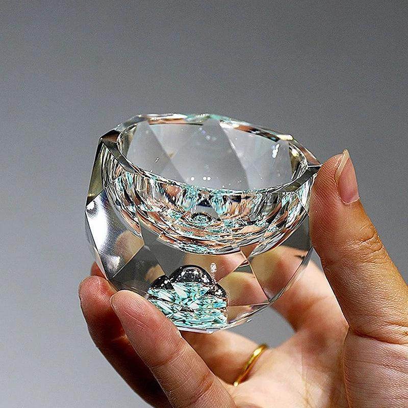 Diamond Cutting Crystal Liquor Glass - My Store