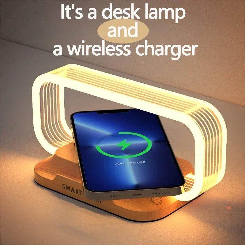 Quick Charge Wireless Charger with LED Lamp - My Store