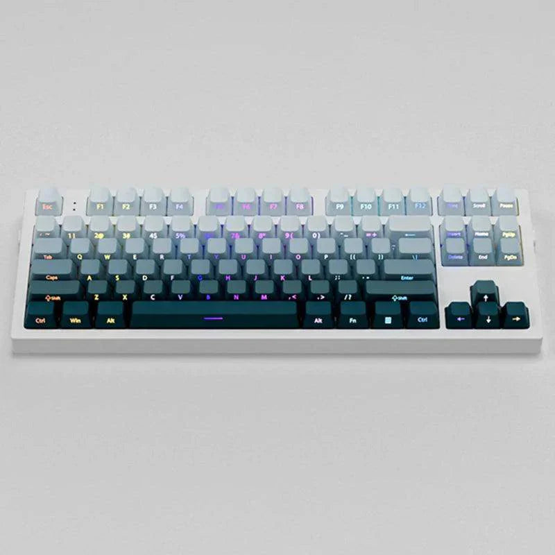 135 Keys Gradient Green Shine Through Keycaps - My Store
