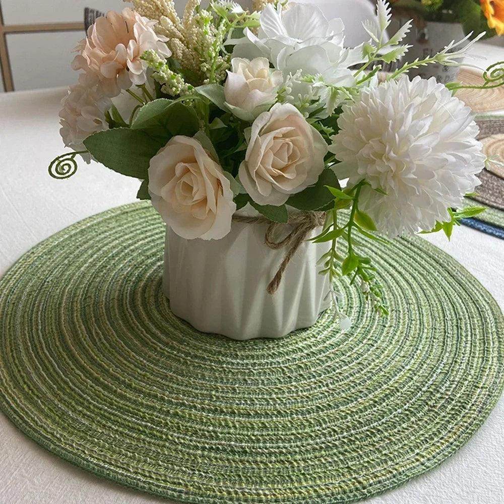 Round Woven Ramie Placemat - My Store
