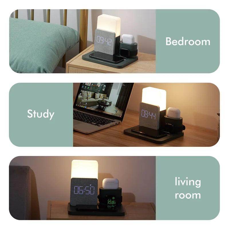 Multifunctional Fast Charging LED Lamp – Wireless Charging Station - My Store