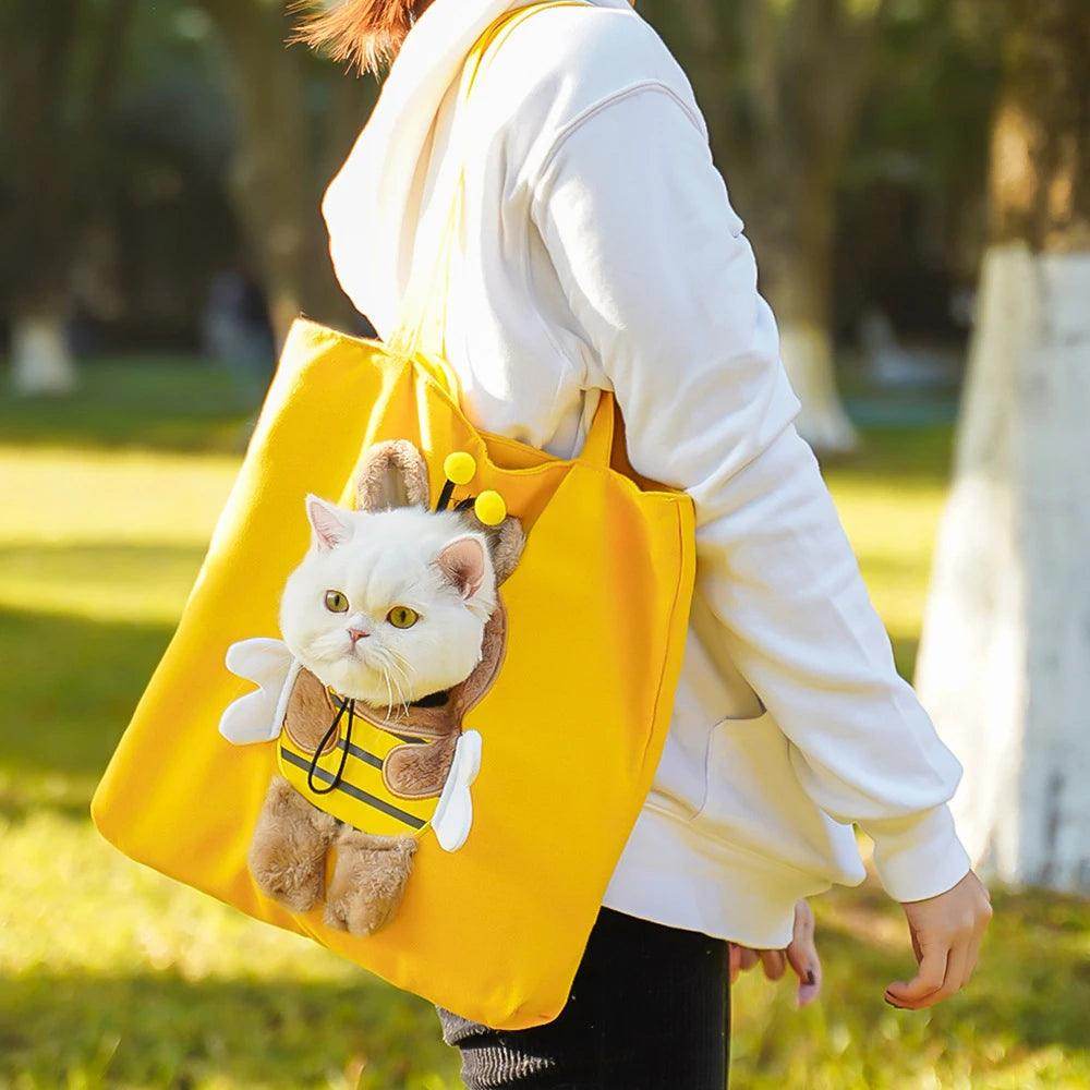Canvas Pet Carrier Shoulder Bag - My Store