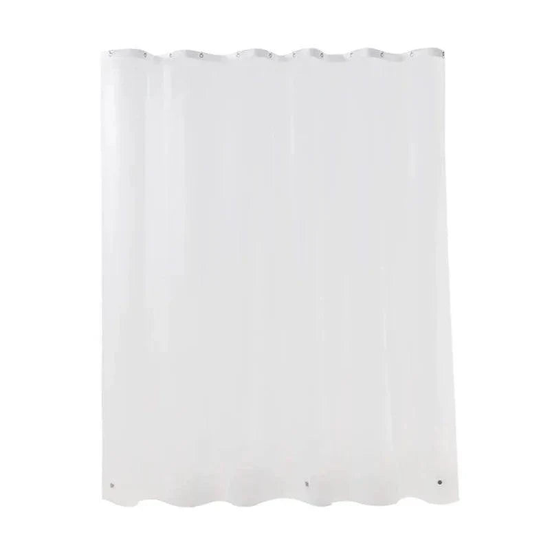 Clear PEVA Shower Curtain with Hooks - My Store
