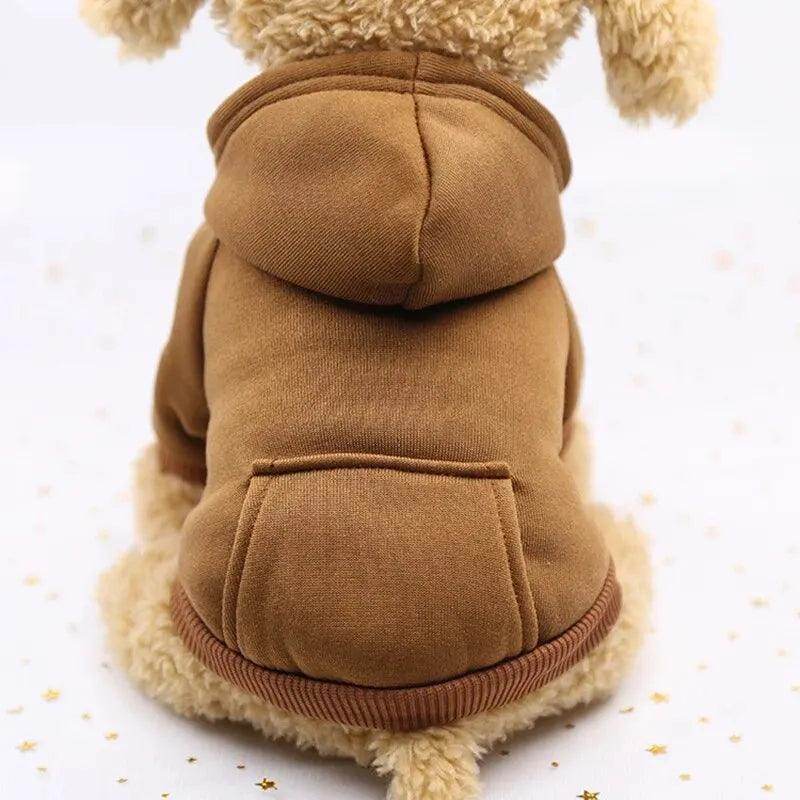 Warm Hooded Pet Sweater - My Store