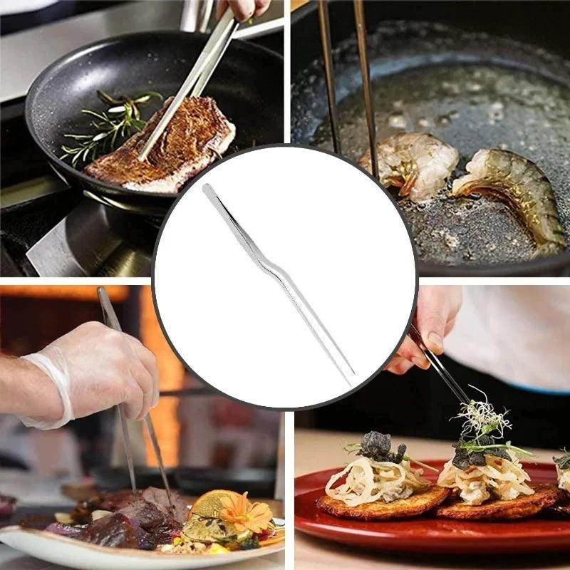 Stainless Steel Kitchen Tweezer Set - My Store