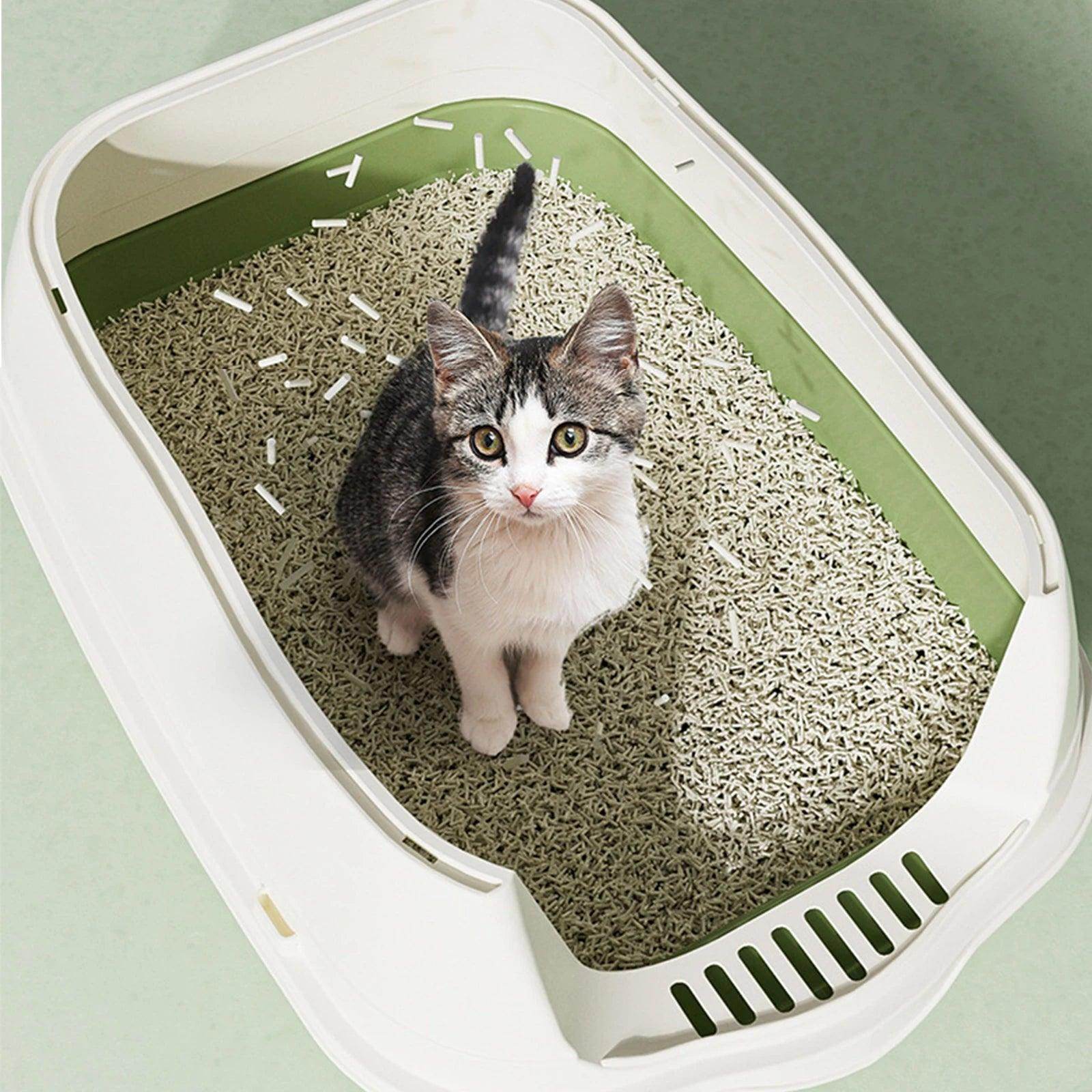 Hooded Cat Litter Box with Scoop - My Store