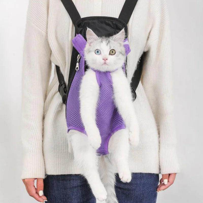 Adjustable Double-Shoulder Pet Carrier Backpack - My Store