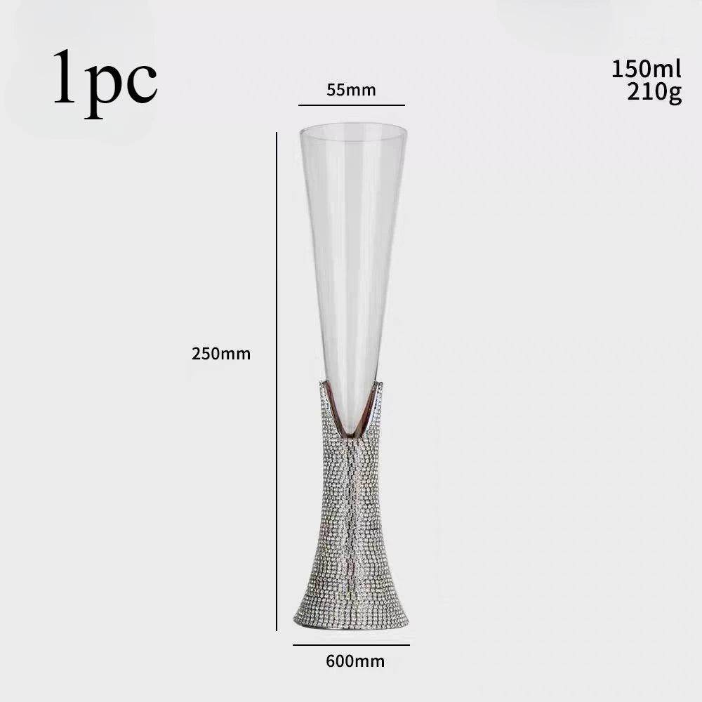 Diamond Crystal Champagne Glass - My Store