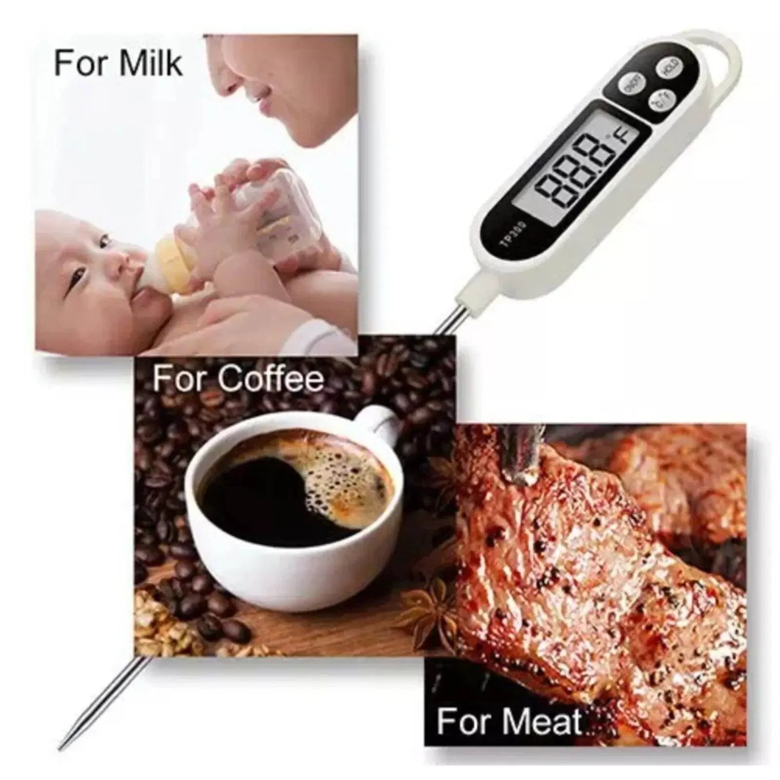 Digital Kitchen Thermometer for BBQ, Cooking, and Food Probe - My Store
