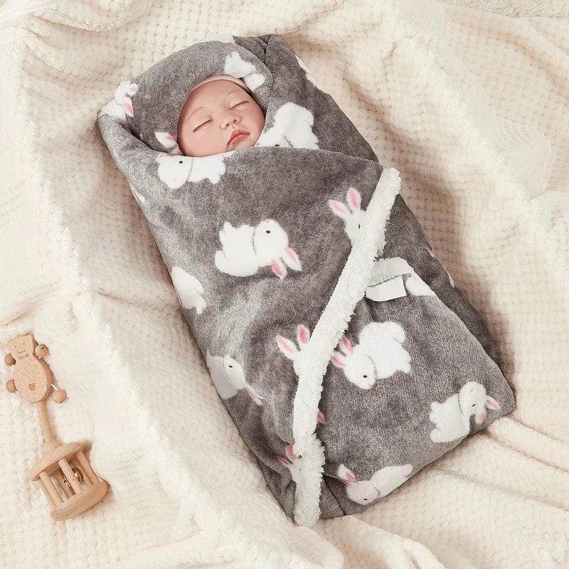 Flannel Lamb Fleece Winter Baby Blanket - My Store