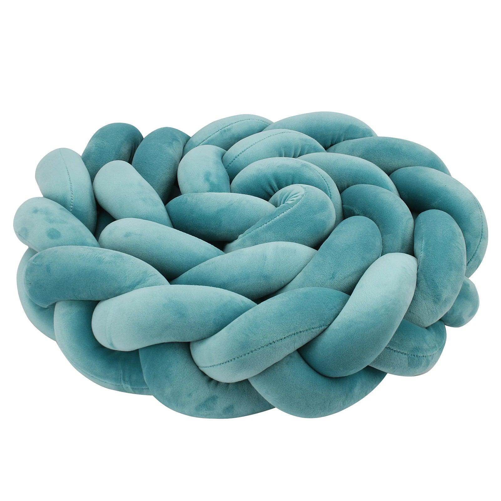 Baby Bumper Bed Braid Knot Pillow - My Store