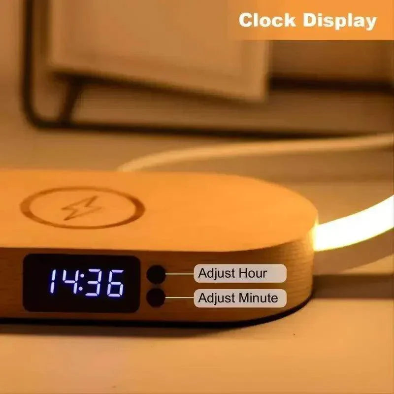 Wireless Charger Stand with Clock - My Store