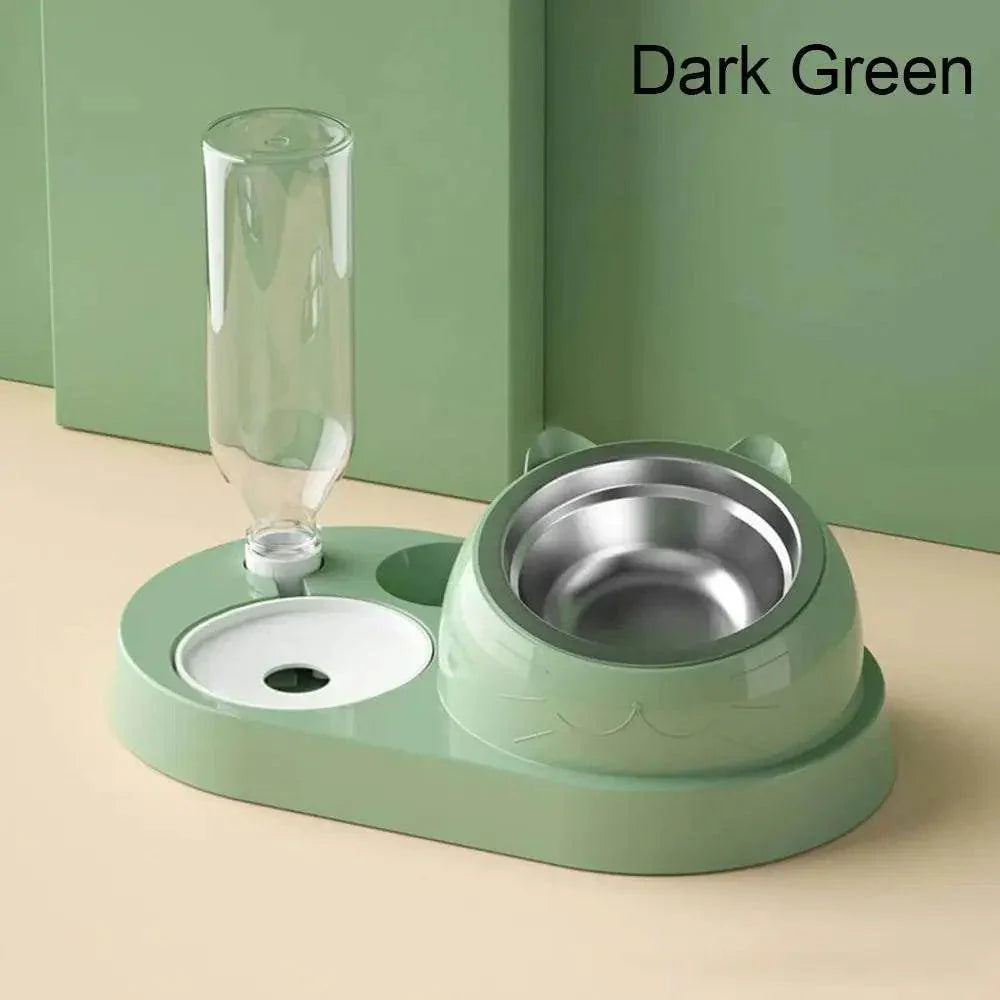 2-in-1 Cat Bowl Water Dispenser - My Store
