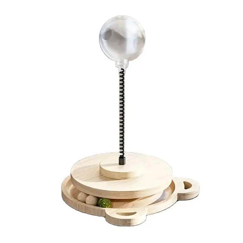 Toy & Slow Feeder with Wooden Track - My Store