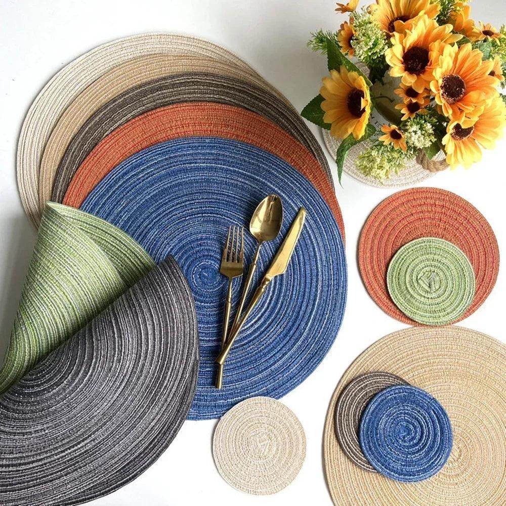 Round Woven Ramie Placemat - My Store