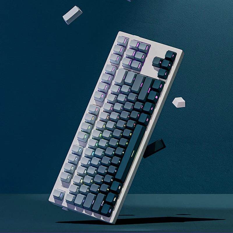 135 Keys Gradient Green Shine Through Keycaps - My Store