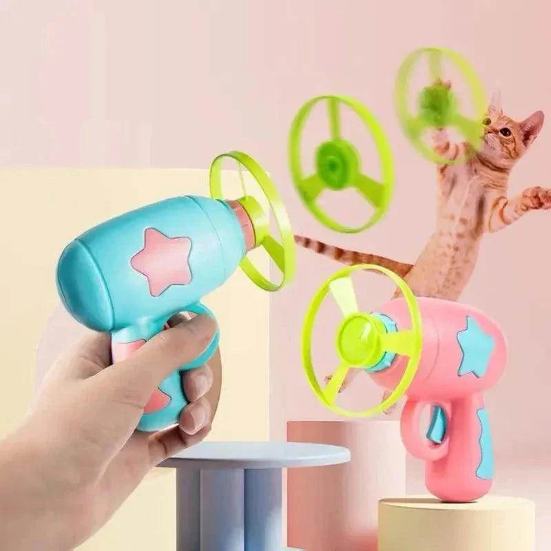 Interactive Cat Toy Launching Disc - My Store
