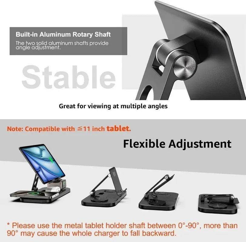 4-in-1 Foldable Wireless Charging Stand - My Store