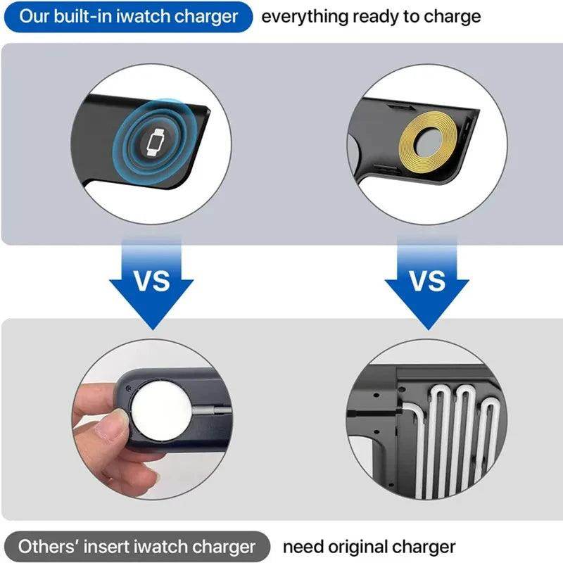 3-in-1 Foldable Wireless Charging Stand - My Store