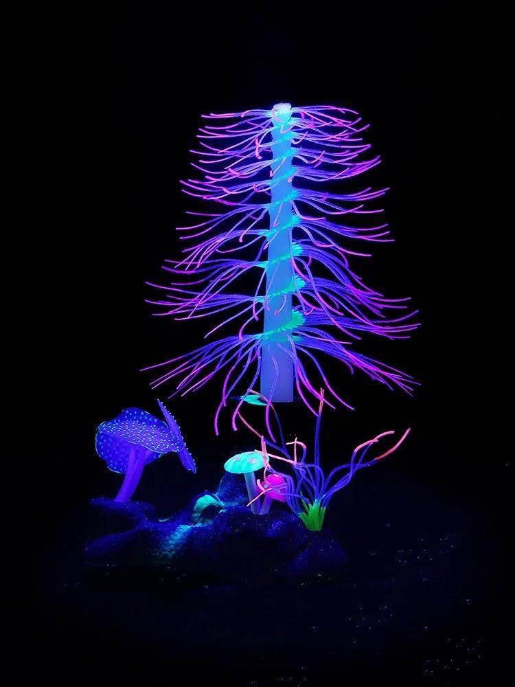 Glowing Coral Branch Aquarium Decor - My Store