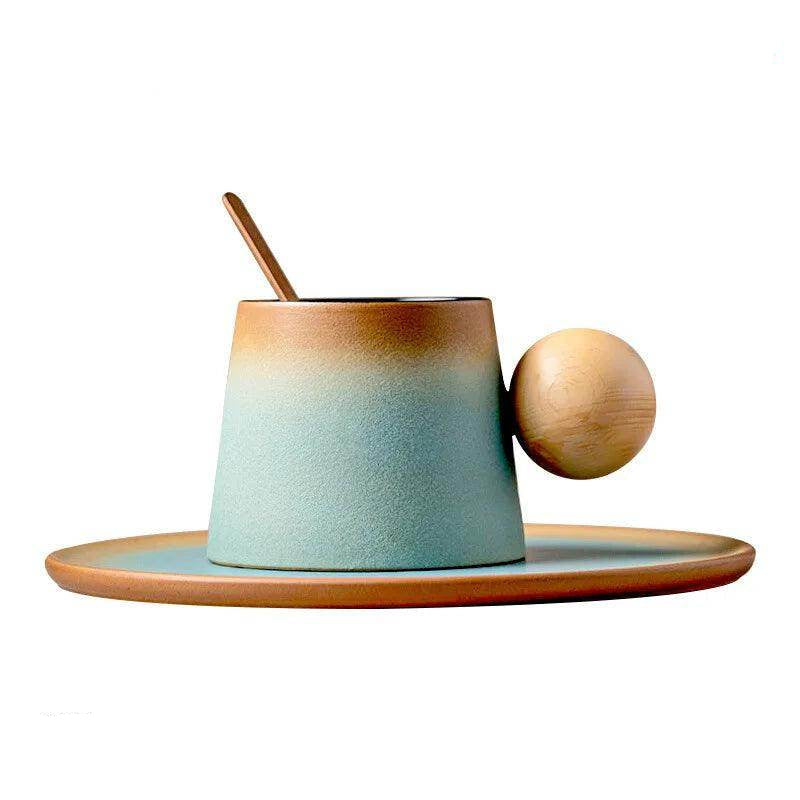 Light Luxury Ceramic Coffee Cup and Saucer Set - My Store