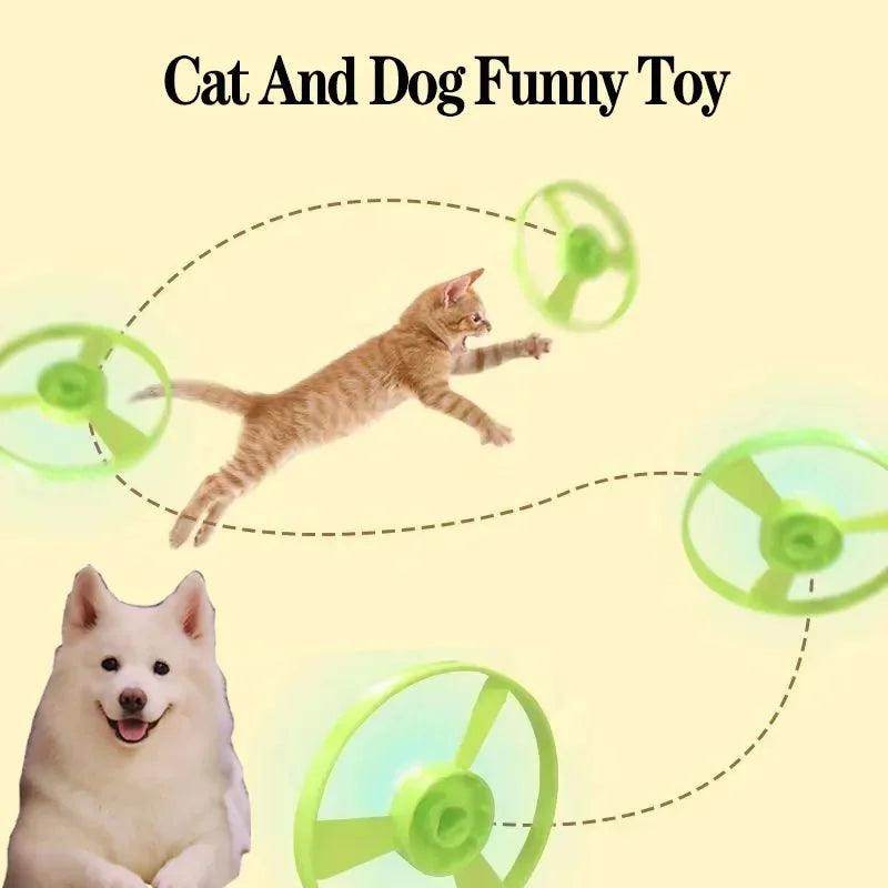 Interactive Cat Toy Launching Disc - My Store