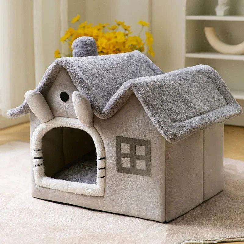Foldable Luxury Pet House with Detachable Mat - My Store