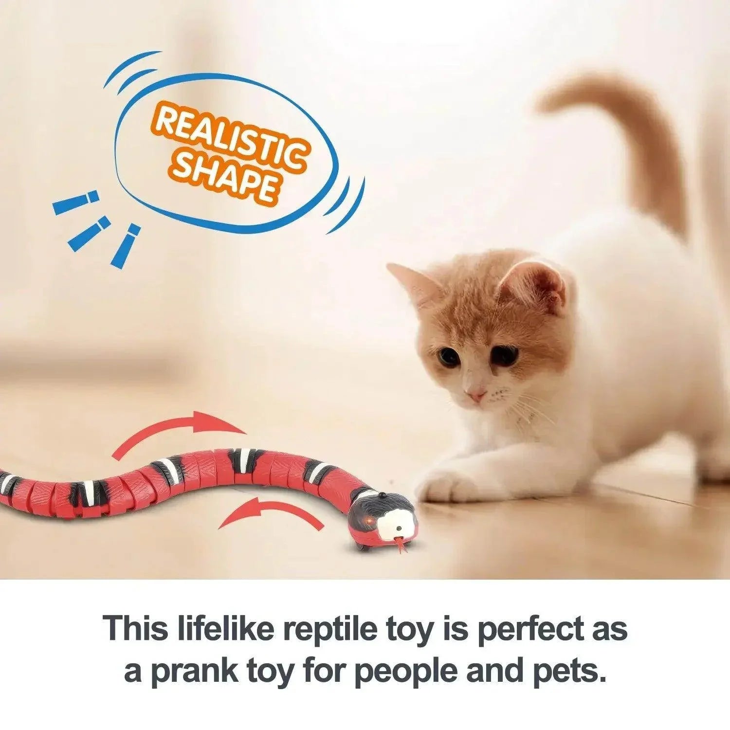 Smart Sensing Interactive Electronic Snake Cat Toy - My Store