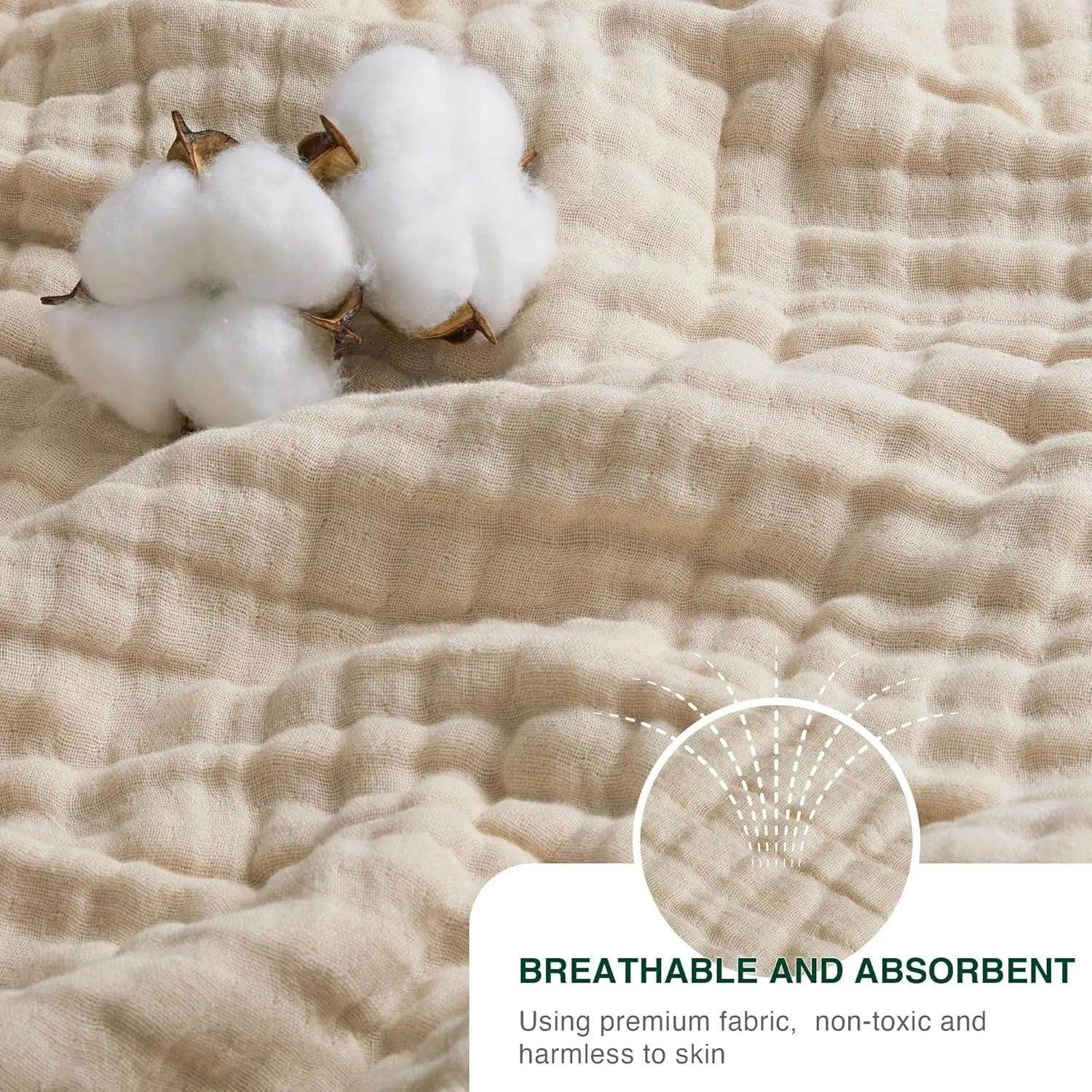 6-Layer Cotton Muslin King Blanket - My Store