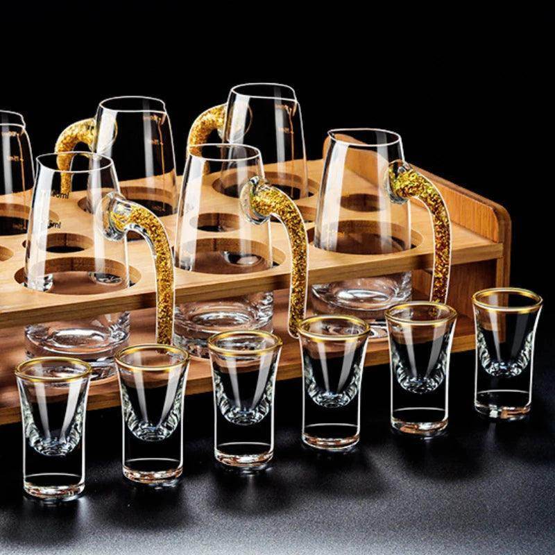 6pcs Gold Foil Color Spirits Cups - My Store