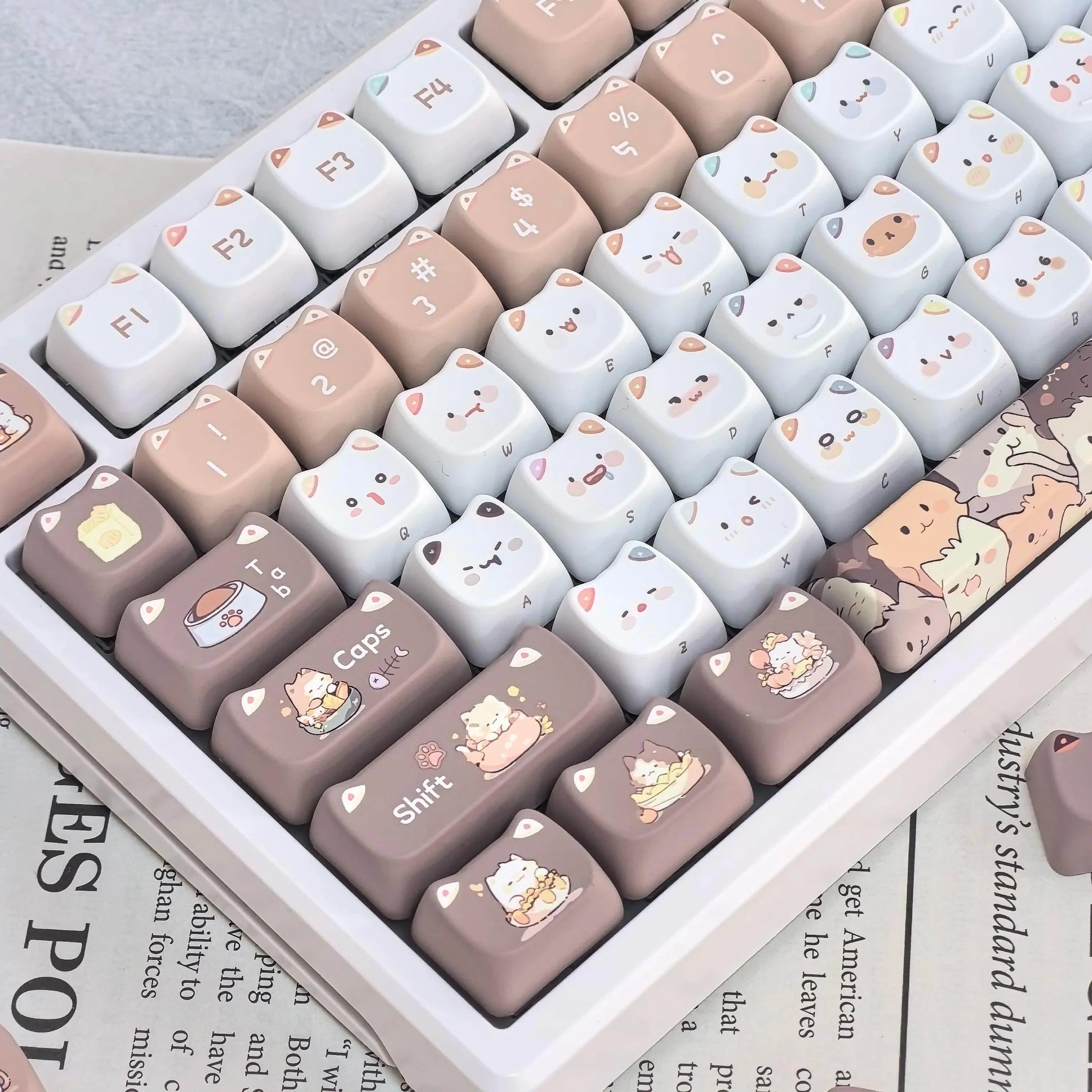 Cute Meow Keycaps - My Store