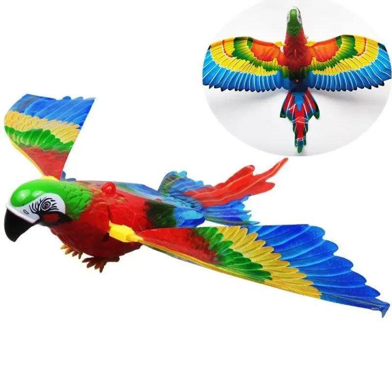 Electric Parrot Hanging Wire Circling Bird & Cat Toy - My Store