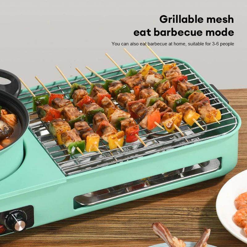 3-in-1 Electric Hot Pot & Grill - My Store