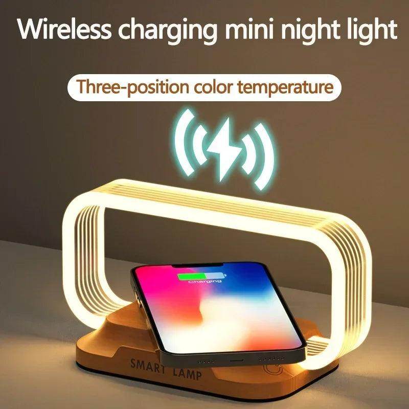 Quick Charge Wireless Charger with LED Lamp - My Store