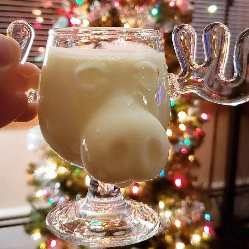 Elk Wine Glass - 200ml Reindeer Cocktail & Juice Cup - My Store
