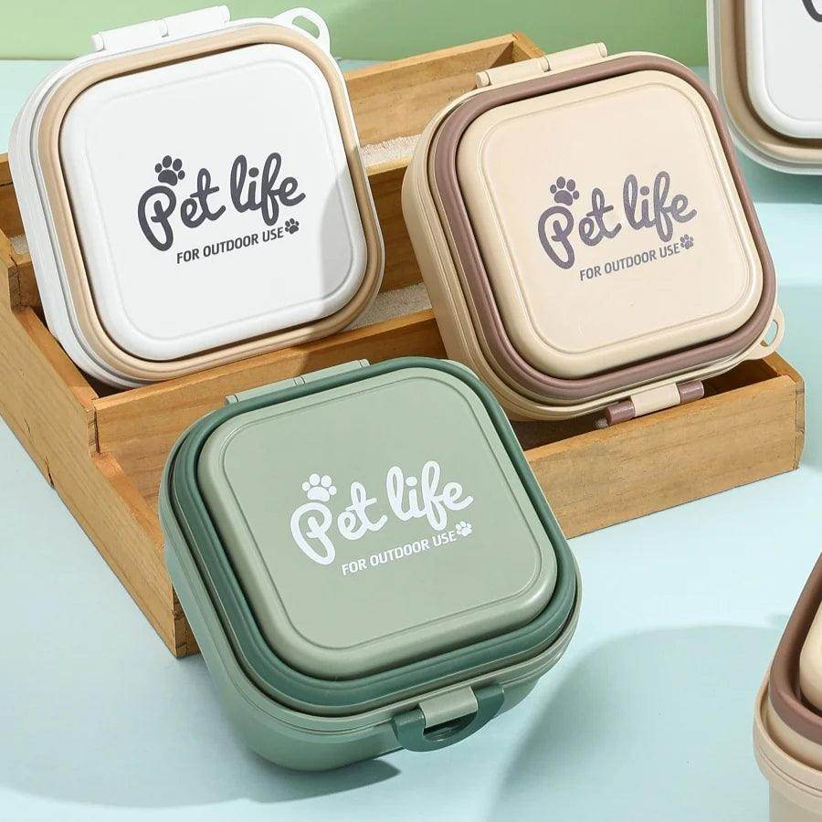 Thickened Folding Pet Bowls - My Store