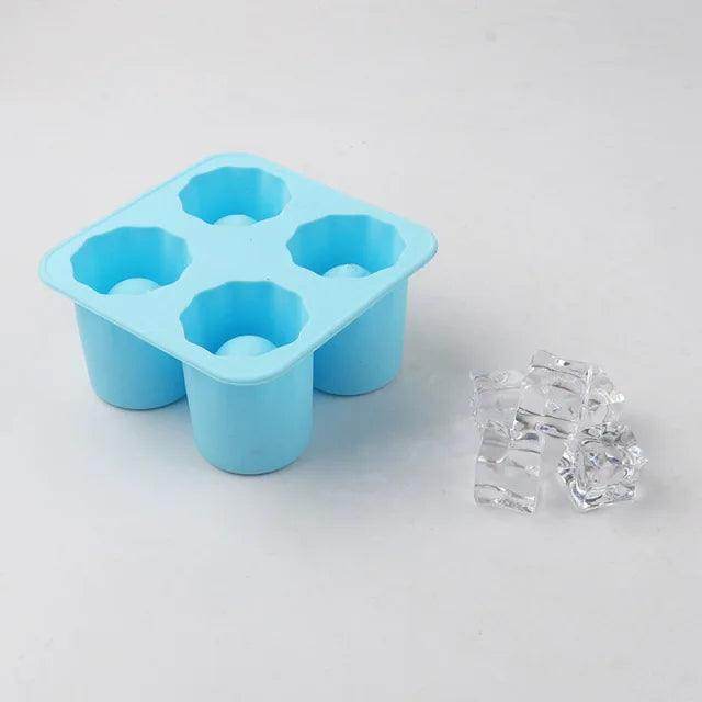 4-Cup Silicone Ice Cube Mold Tray - My Store