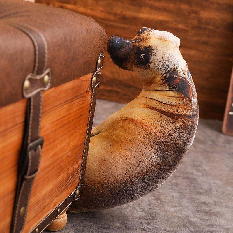 3D Lifelike Dog Print Throw Pillow – Fun & Cozy Home Cushion - My Store