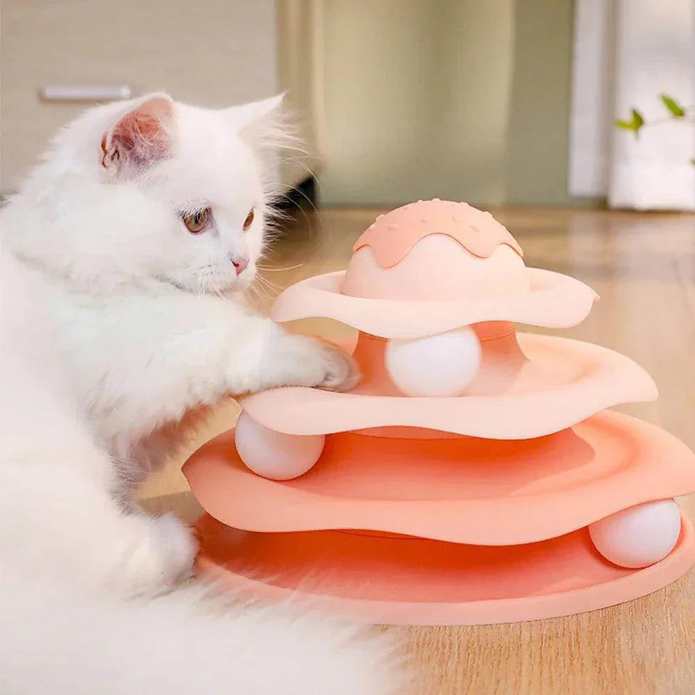 Four-layer Ball Cat Turntable Toy - My Store