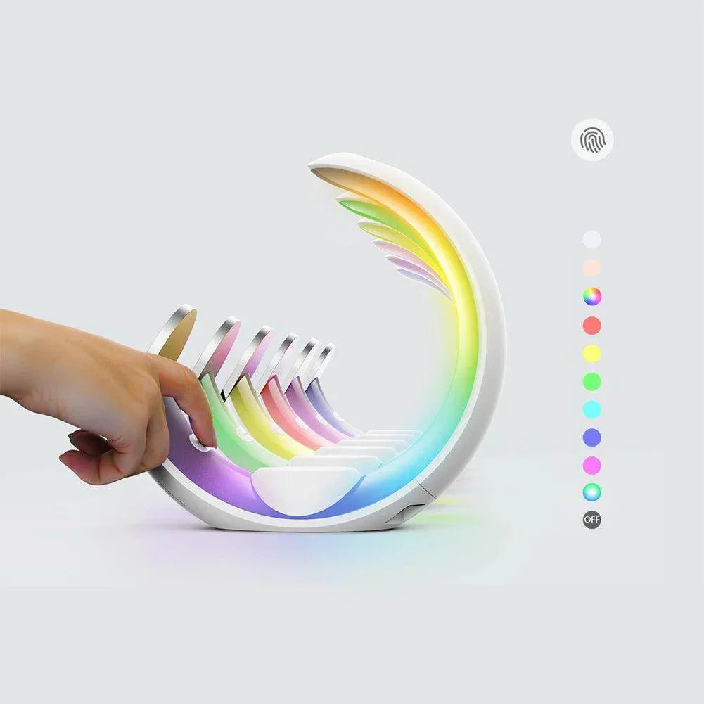 4-in-1 Magnetic Wireless Charger Stand with Desk Lamp - My Store