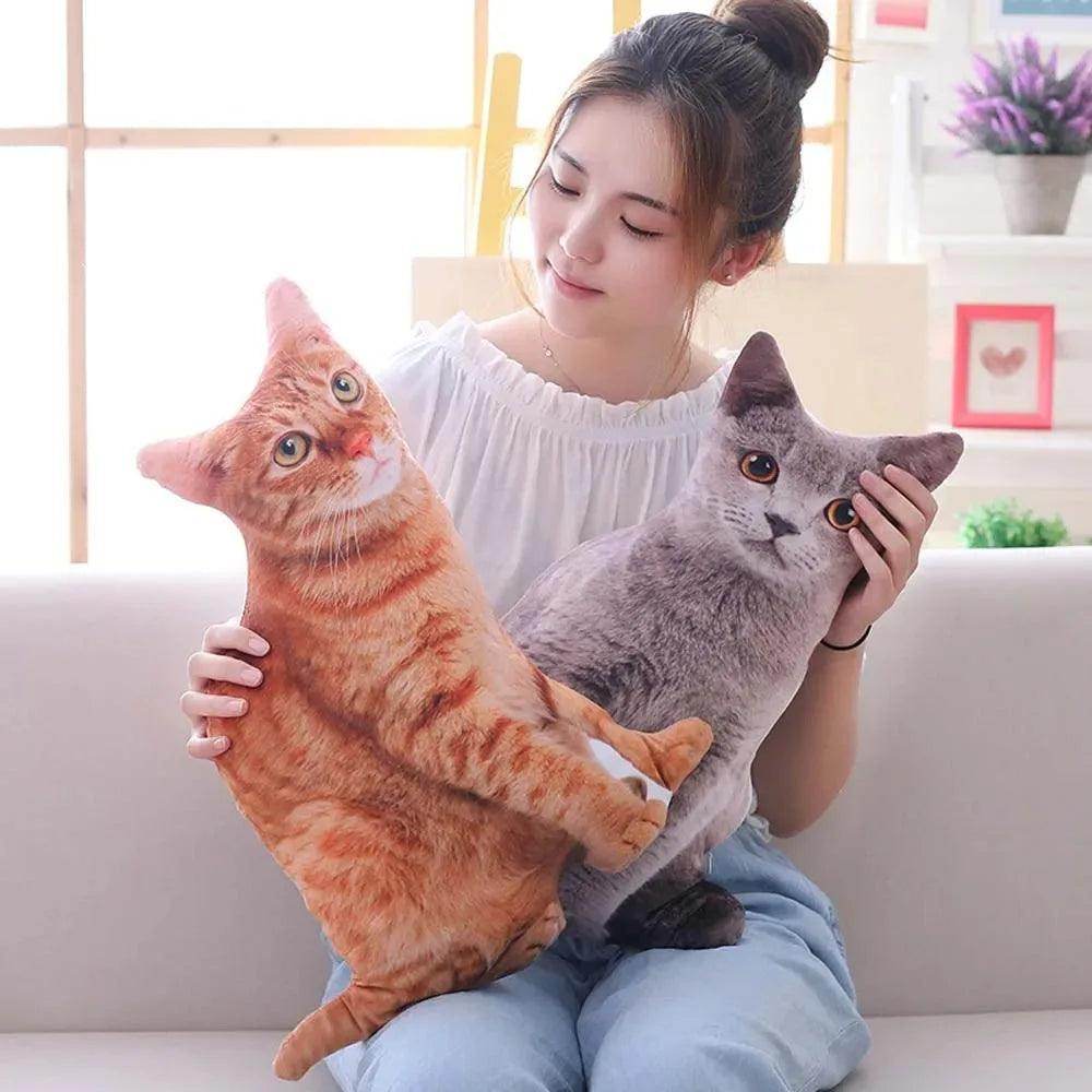 3D Cat Figure Pillow - My Store