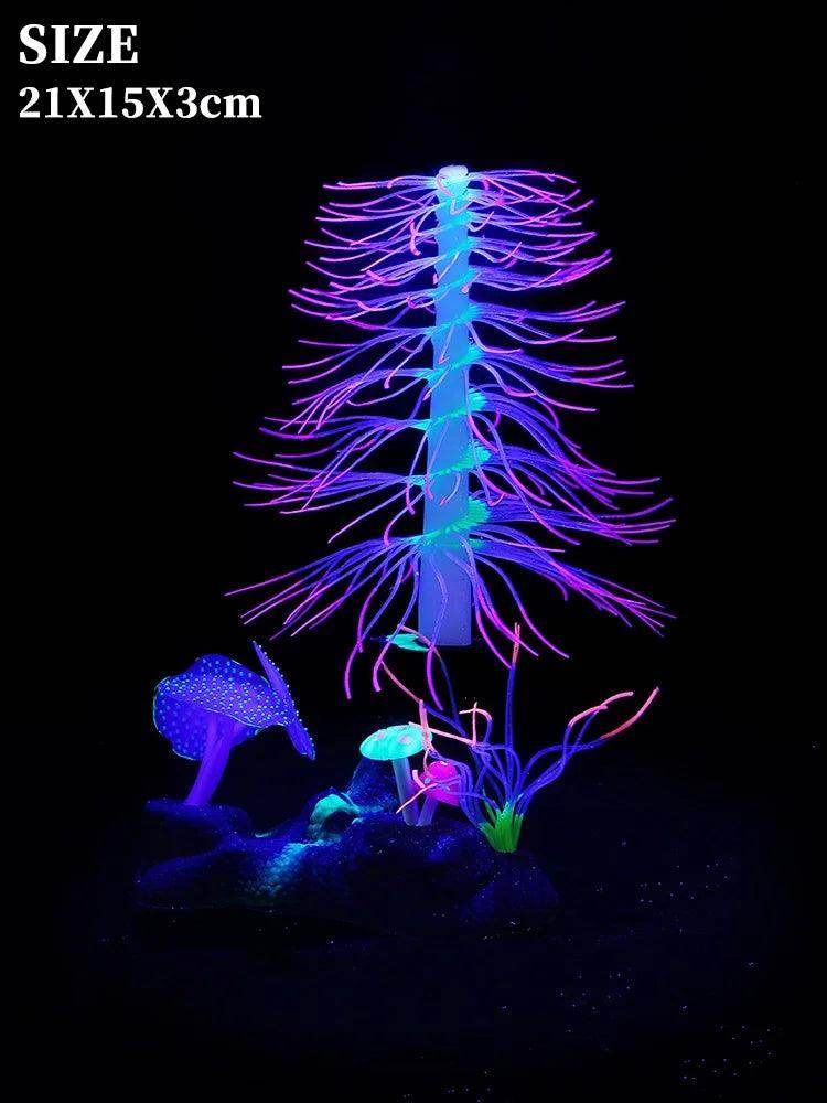 Glowing Coral Branch Aquarium Decor - My Store