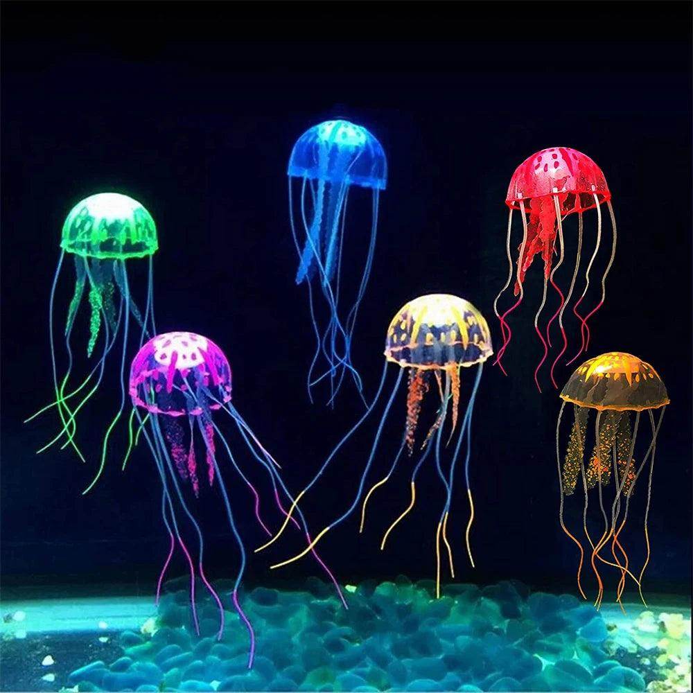 Artificial Luminous Jellyfish Aquarium Decoration - My Store