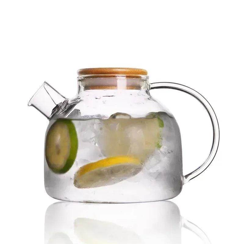 1.8L Transparent Borosilicate Glass Teapot - My Store