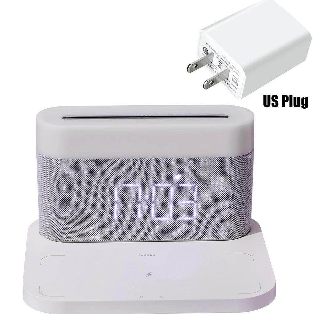 Upgraded 15W Fast Wireless Charging Lamp with Digital Alarm Clock - My Store