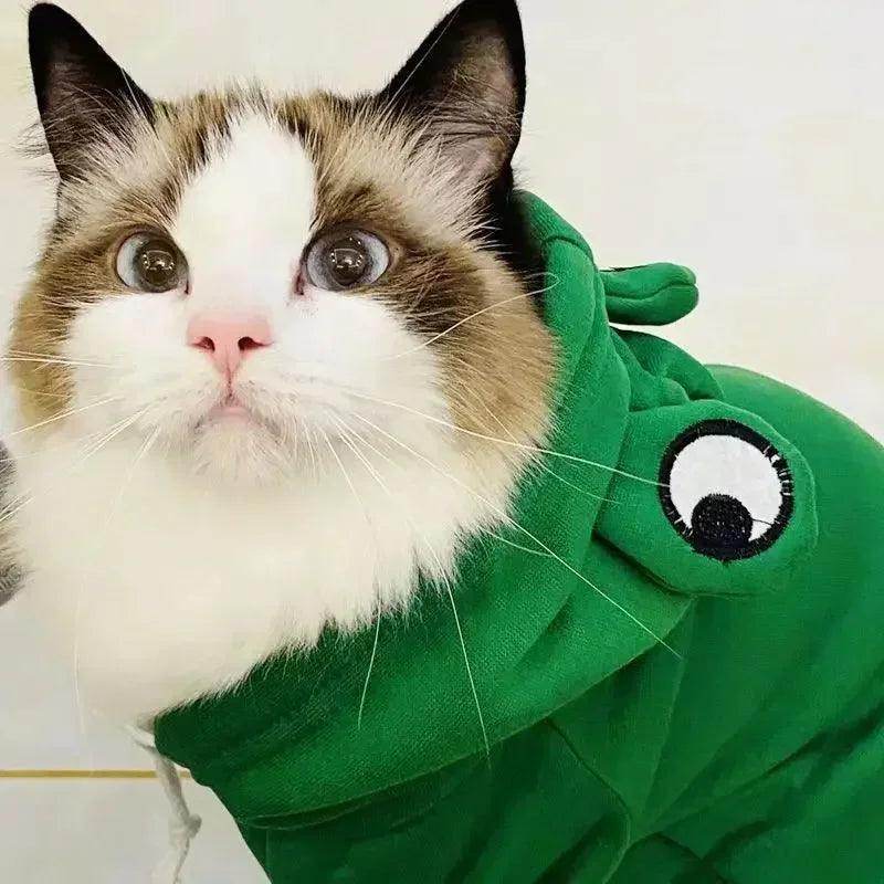 Frog Shaped Cat & Dog Hoodie - My Store