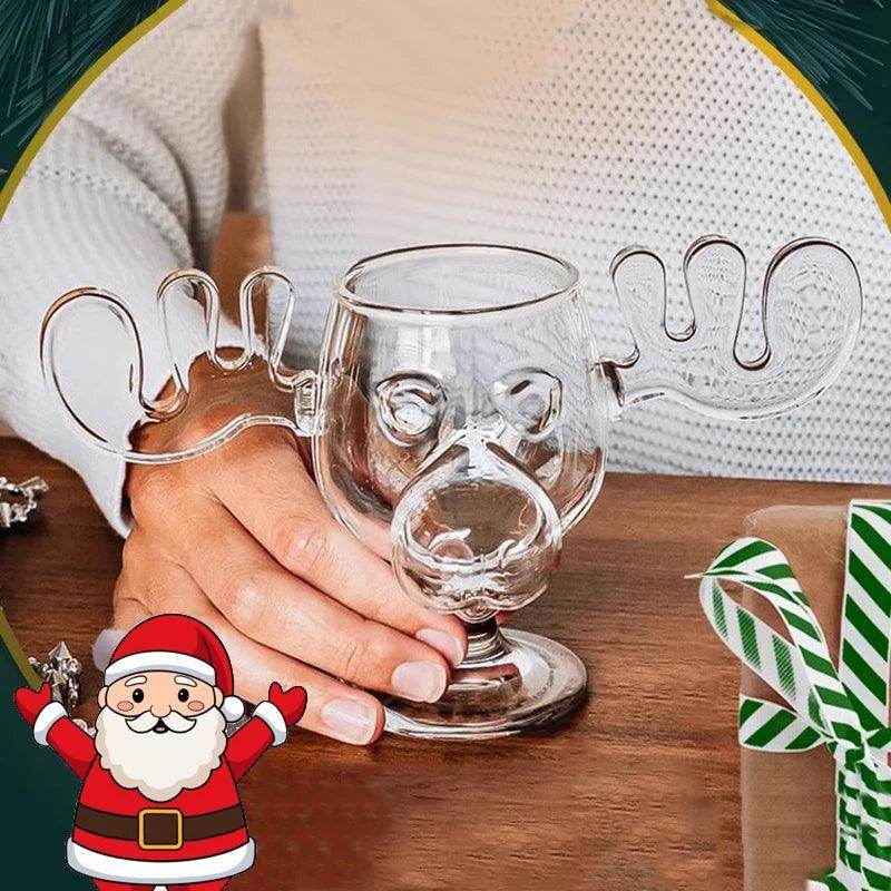 Elk Wine Glass - 200ml Reindeer Cocktail & Juice Cup - My Store