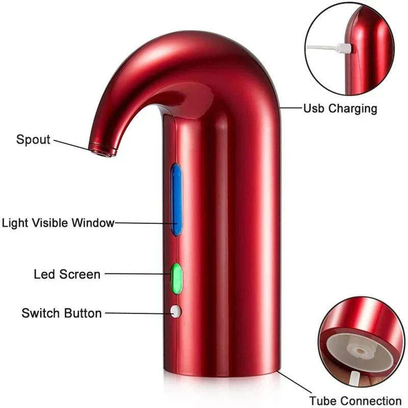 USB Rechargeable Electric Wine Aerator Decanter - My Store