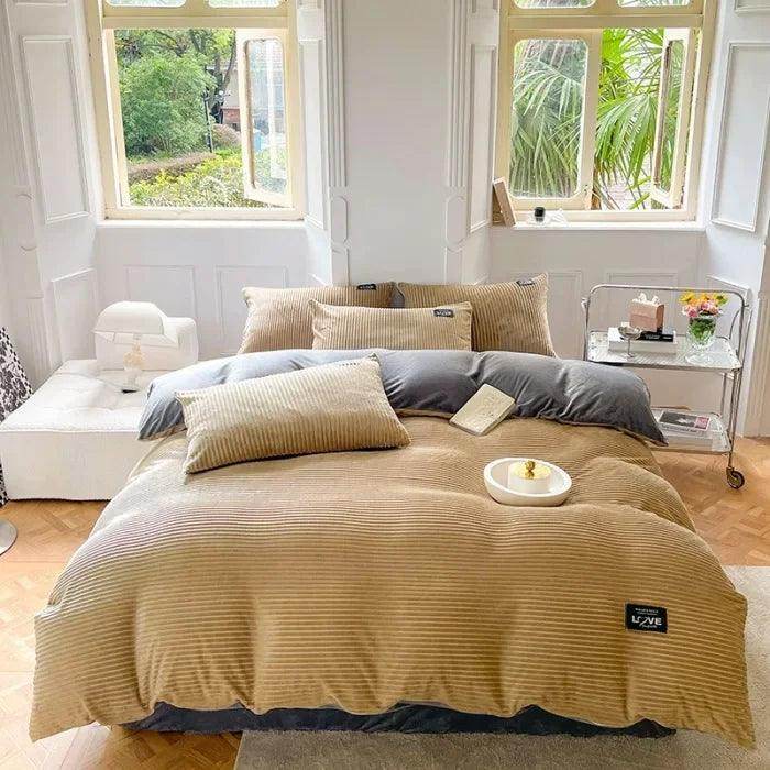 Winter Velvet Duvet Cover Set - Warm & Soft Bedding - My Store