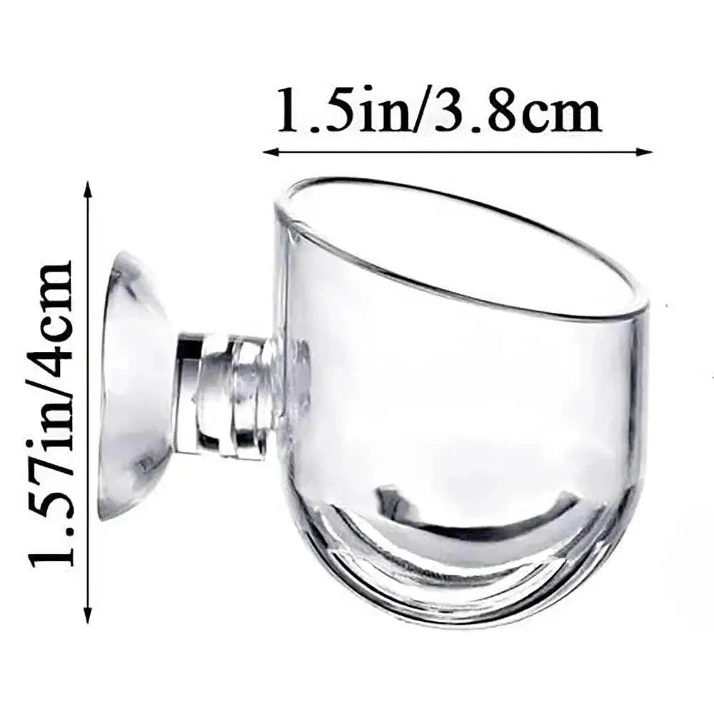 Acrylic Aquatic Plant Cup with Suction Holder - My Store